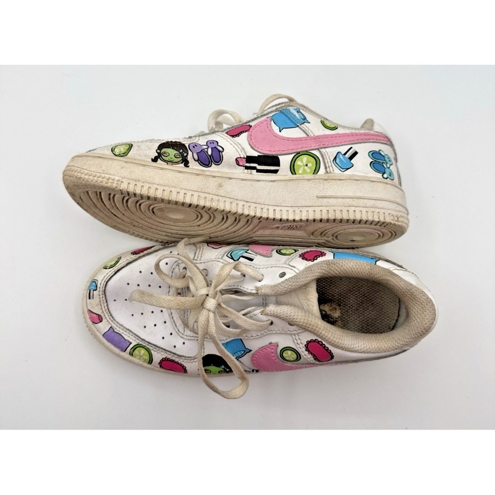 Little Girl‎ Nike Air Force 1 EasyOn  DH2925-11 Playful Pink White size 12.5